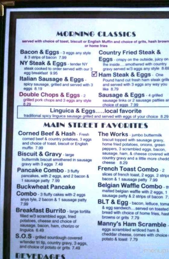 6th Street Diner - Los Banos, CA menu_pic
