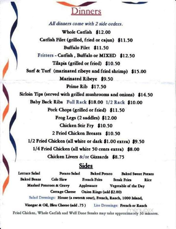 Kampsville Inn Restaurant - Kampsville, IL menu_pic