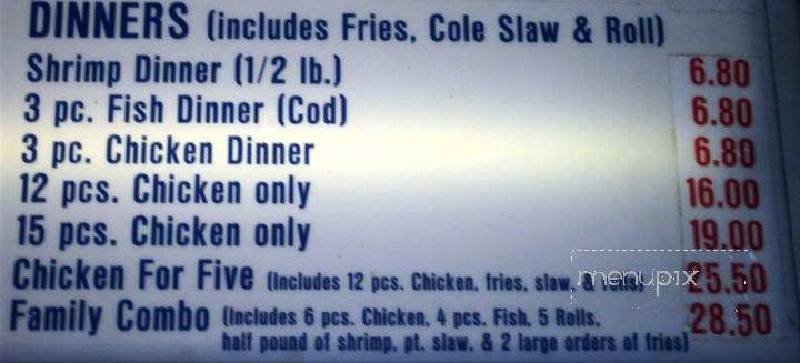 Lena Drive-Inn - Lena, IL menu_pic