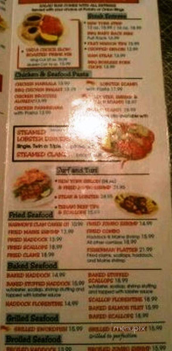 Ocean Garden Restaurant - Gorham, ME menu_pic