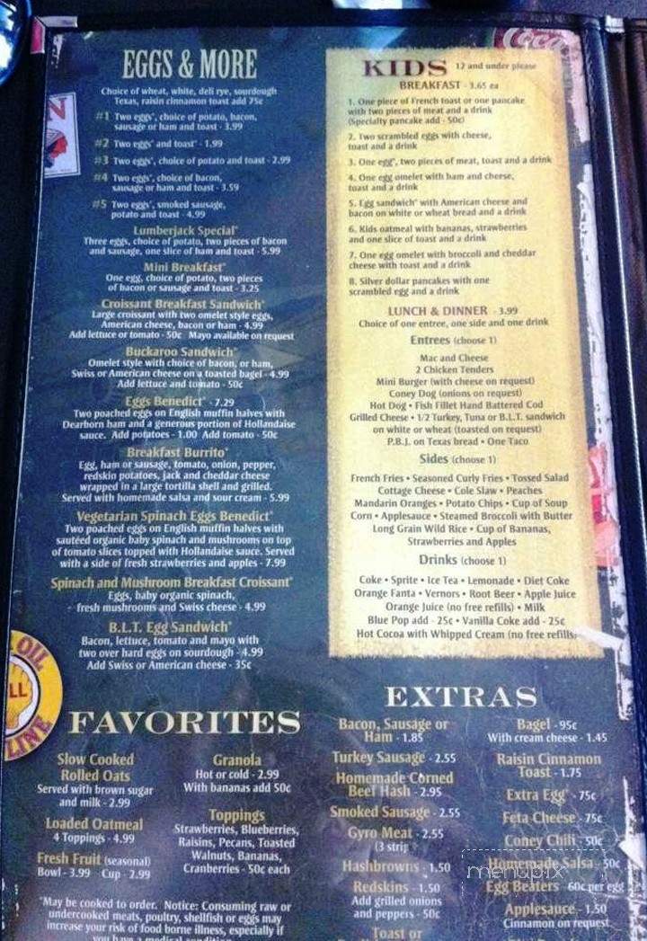 Rebecca's Family Restaurant & Ice-Cream Parlor - Northville, MI menu_pic