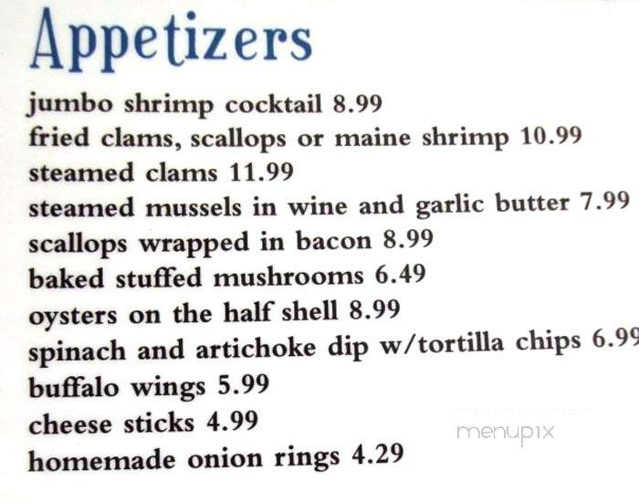 Captain Nick's - Bangor, ME menu_pic