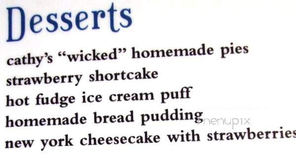 Captain Nick's - Bangor, ME menu_pic
