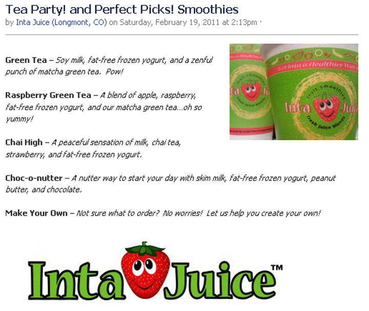 Inta' Juice - Longmont, CO menu_pic