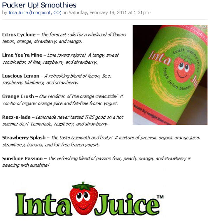 Inta' Juice - Longmont, CO menu_pic
