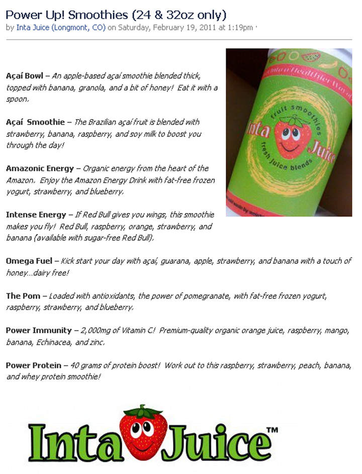 Inta' Juice - Longmont, CO menu_pic