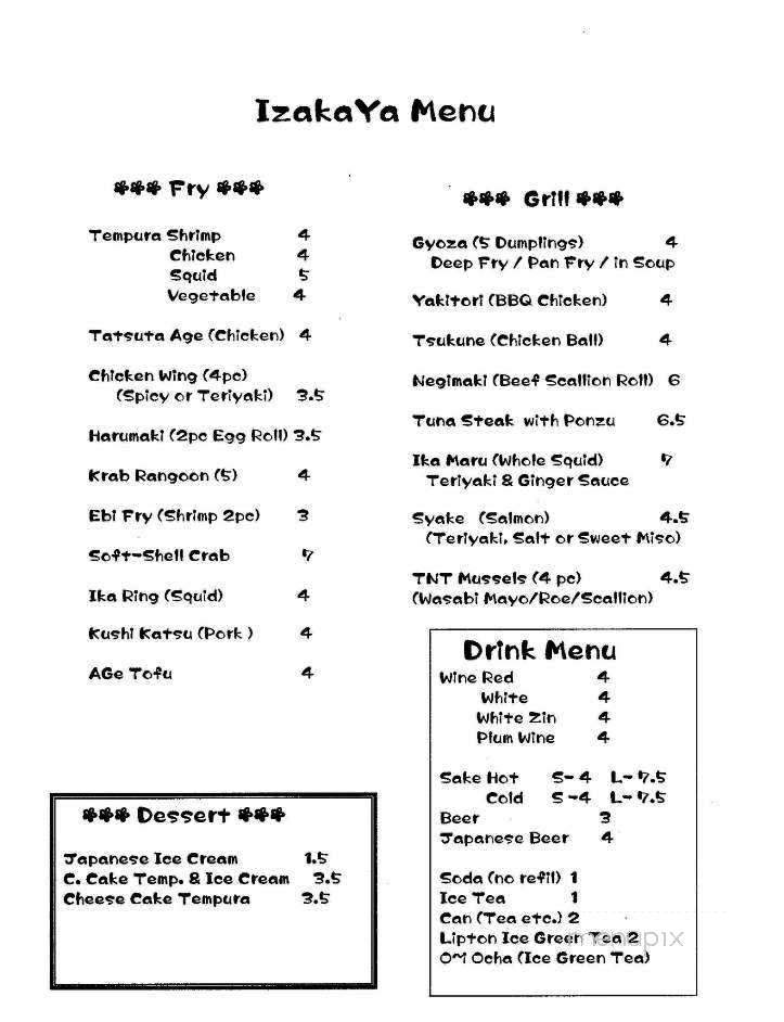 I Ai Sushi - Tampa, FL menu_pic