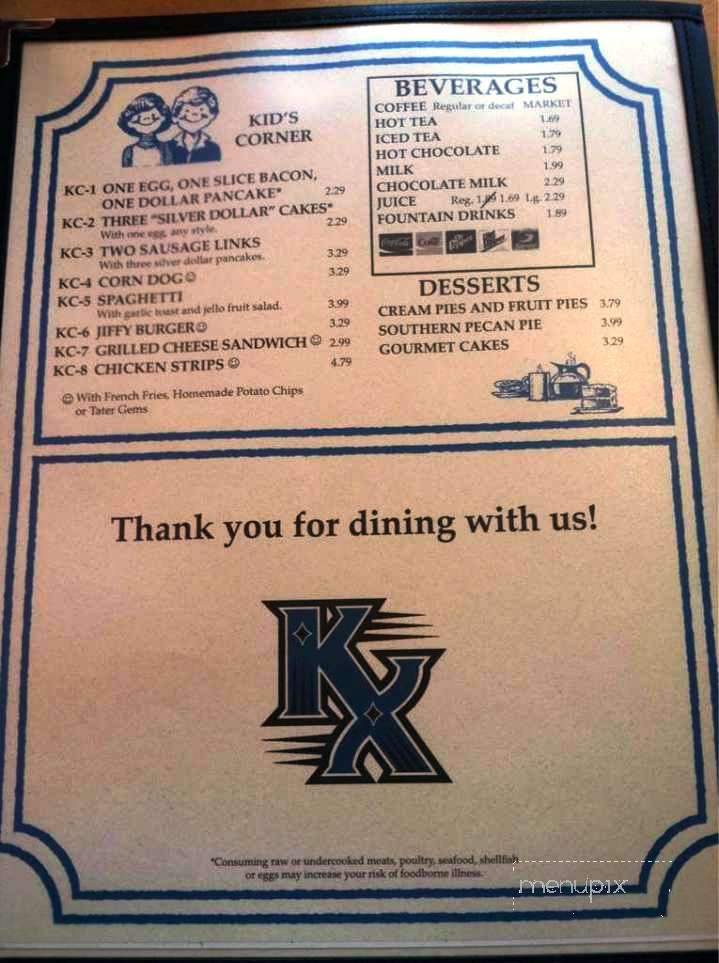 Kings-X - Wichita, KS menu_pic