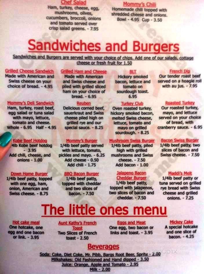 Mommy and Maddi's - Keizer, OR menu_pic