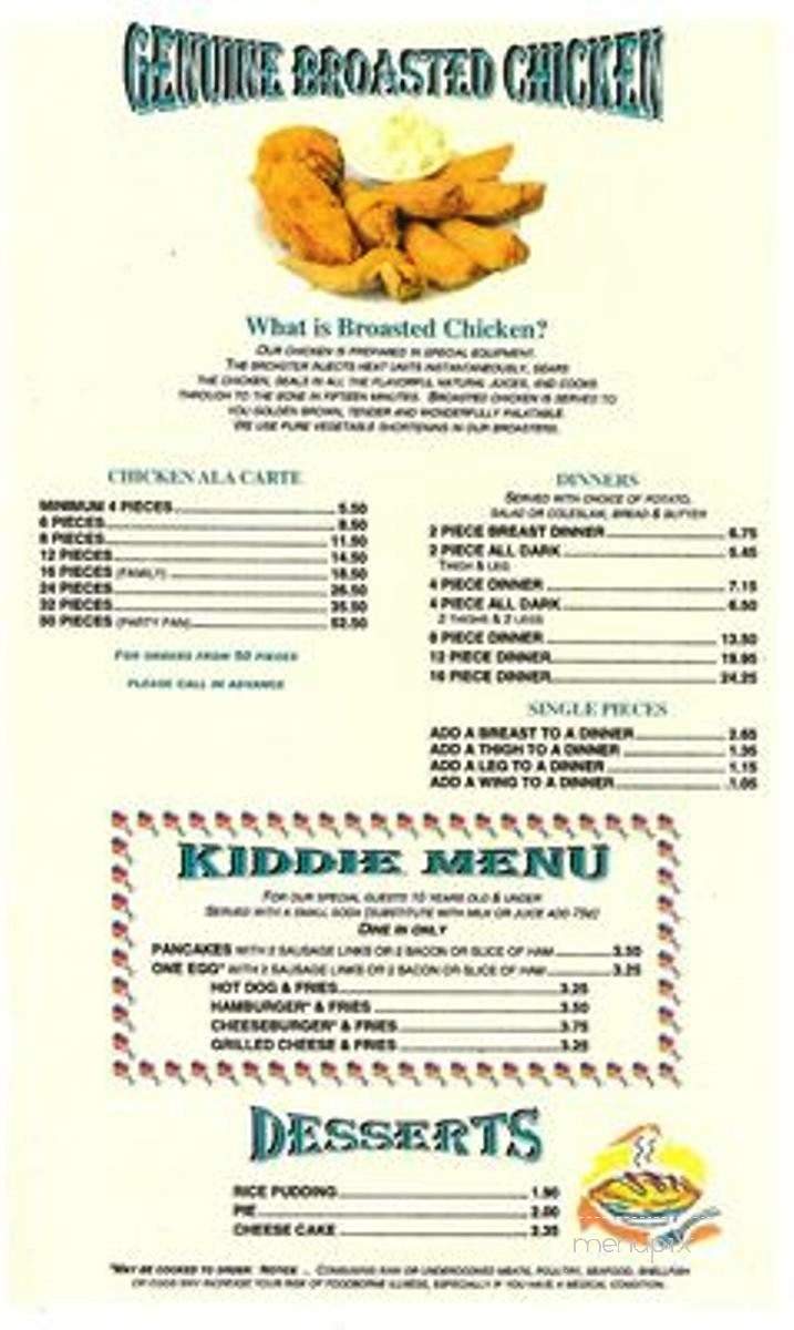 Newburgh Grill - Livonia, MI menu_pic