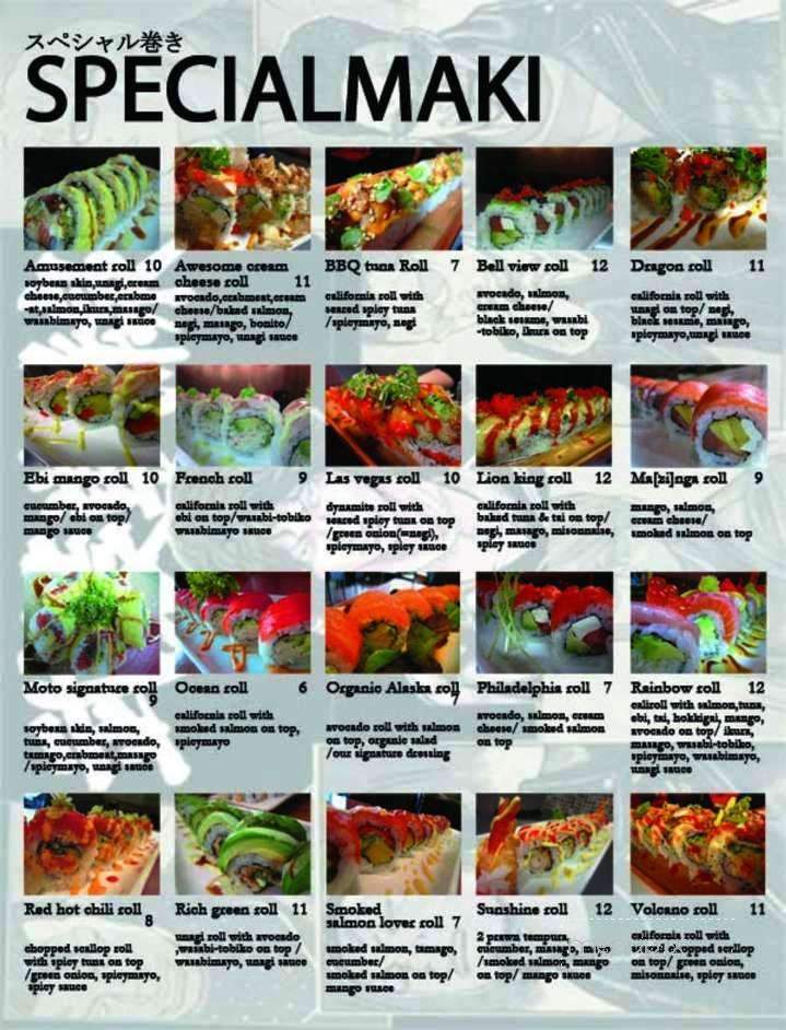 Sushimoto - Burnaby, BC menu_pic