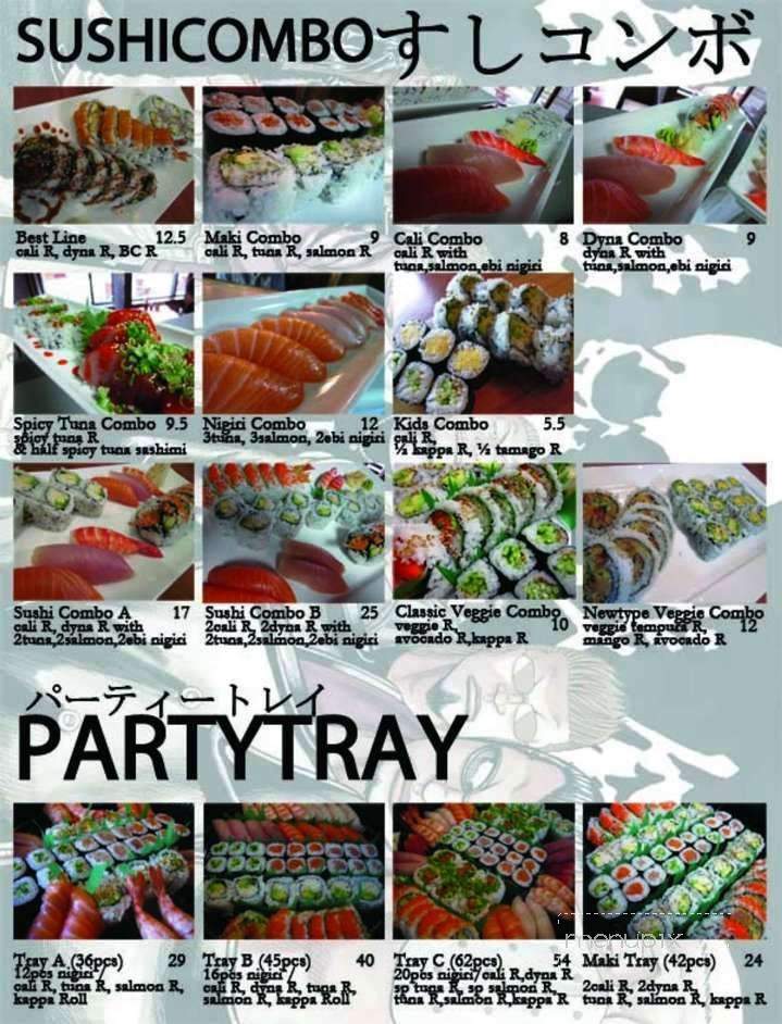 Sushimoto - Burnaby, BC menu_pic