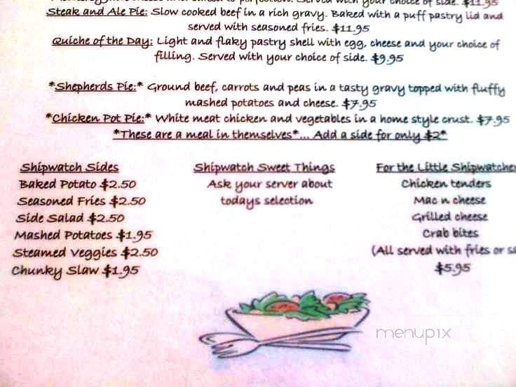 Shipwatch Pantry - Largo, FL menu_pic