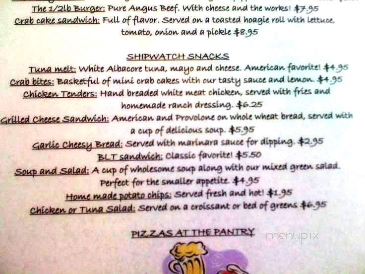 Shipwatch Pantry - Largo, FL menu_pic
