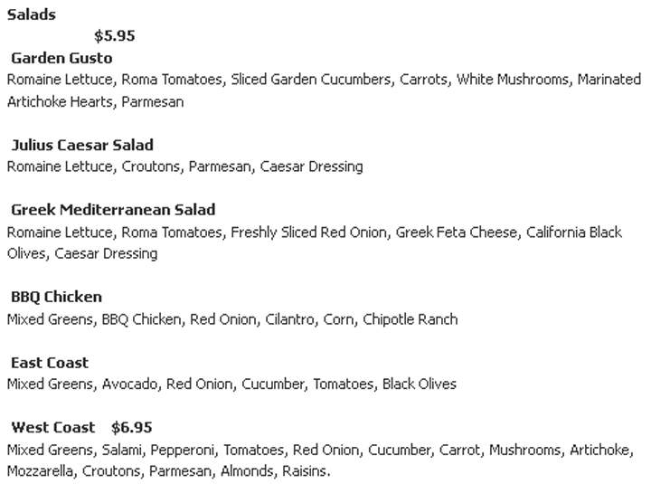 Leonardo's Pizza Villa - Harrison, AR menu_pic