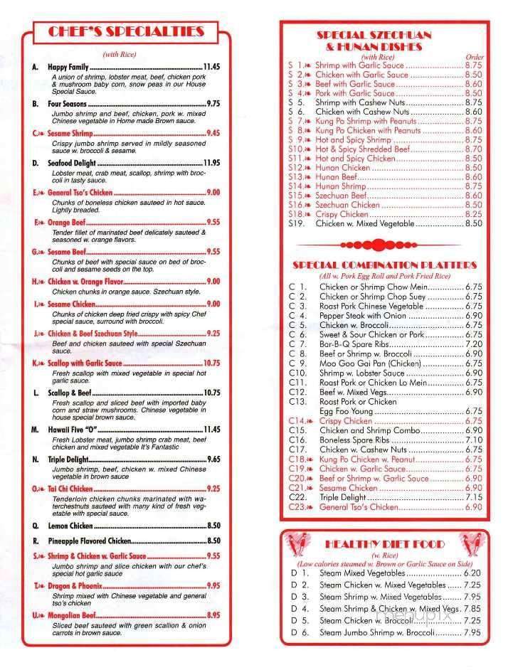 Main Dynasty - Bourbonnais, IL menu_pic