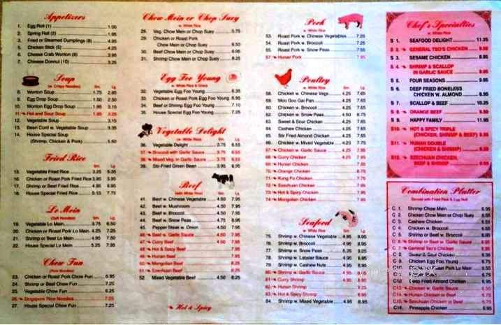 New Century Buffet - Fenton, MI menu_pic