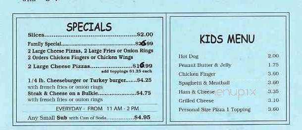 Town Pizza - North Berwick, ME menu_pic