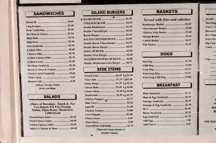 Dairy Freeze - Island, KY menu_pic
