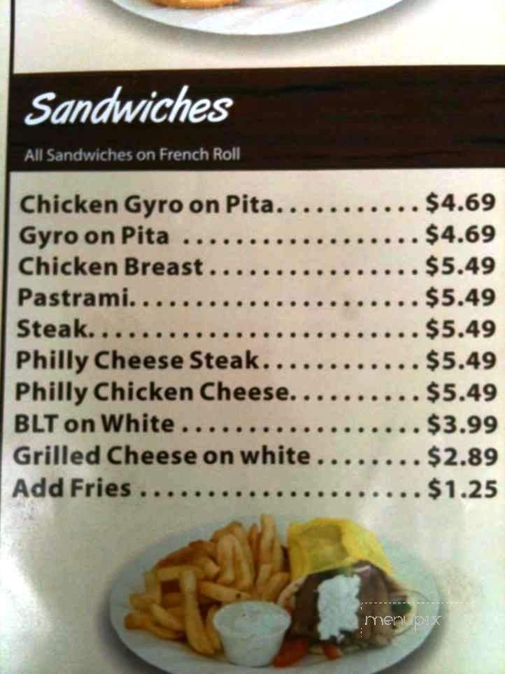 Niko's - Vista, CA menu_pic