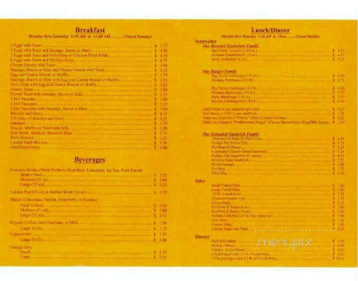Porkies Of Silvis - Silvis, IL menu_pic