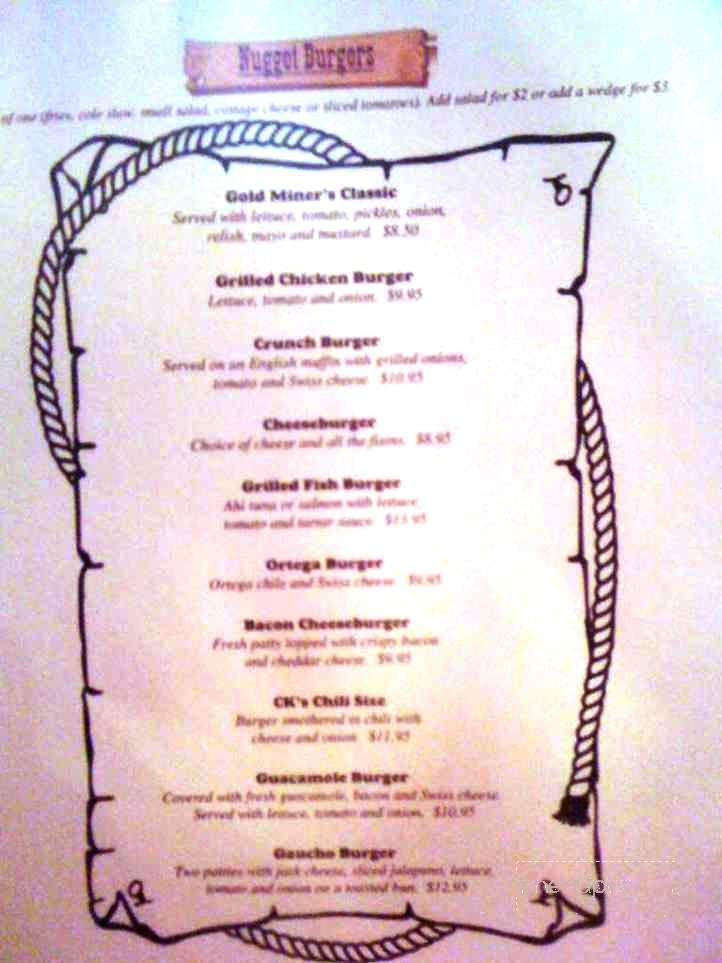 The Nugget - Goleta, CA menu_pic
