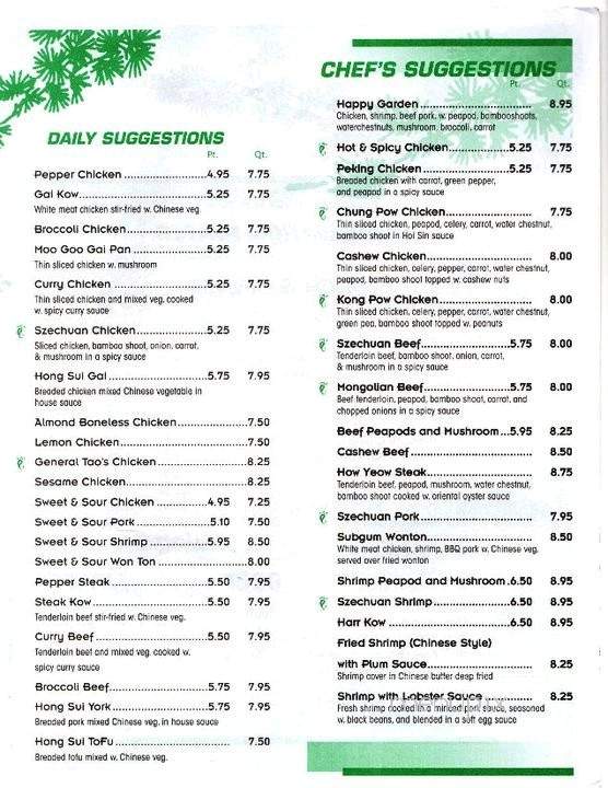 Village Place - Waterford, MI menu_pic