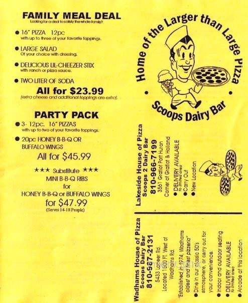 Wadhams House Of Pizza - Kimball, MI menu_pic