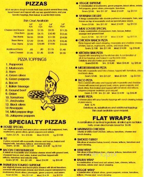 Wadhams House Of Pizza - Kimball, MI menu_pic