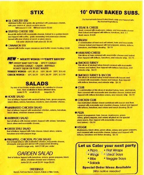 Wadhams House Of Pizza - Kimball, MI menu_pic