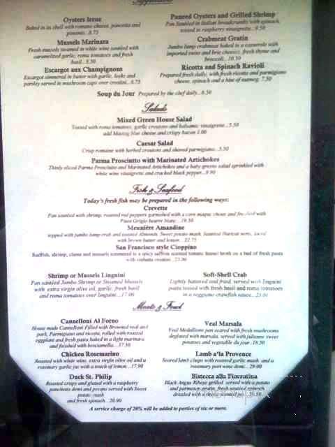 Irene's Cuisine - New Orleans, LA menu_pic