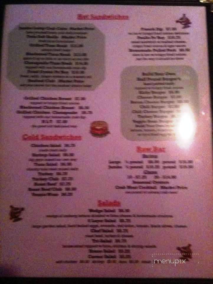 Kirby's Red Onion Grille - Ocean City, MD menu_pic