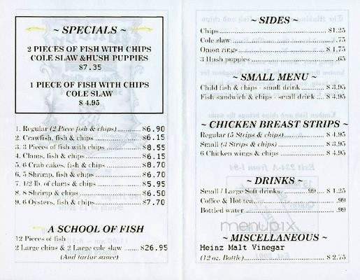 London Fish & Chips - Clinton Township, MI menu_pic