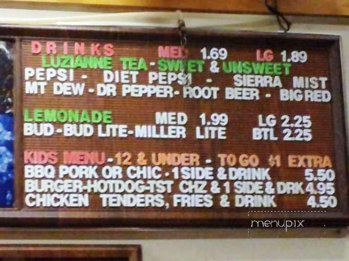 Ole Hickory Pit Bar-B-Cue - Louisville, KY menu_pic