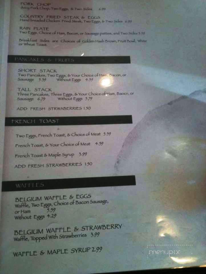 Rain Cafe - Lubbock, TX menu_pic