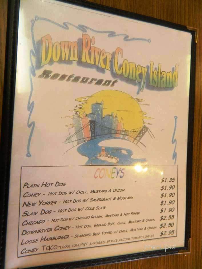 Down River Coney Island - Southgate, MI menu_pic