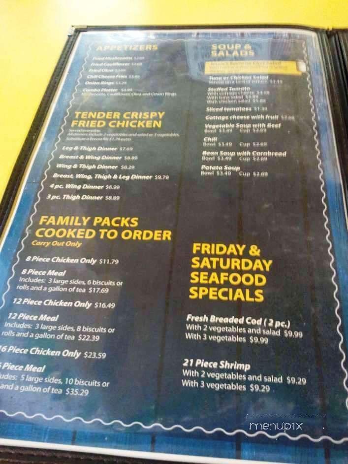 Jessie's Family Restaurant - Valley Station, KY menu_pic