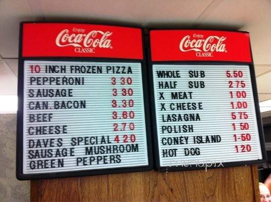 Dave's Pizza - Virginia, MN menu_pic