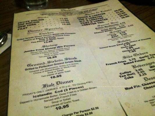 Sherman Room - Van Nuys, CA menu_pic