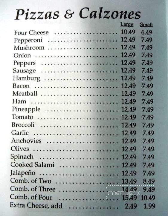 Village Pizza Of Bristol - Bristol, NH menu_pic
