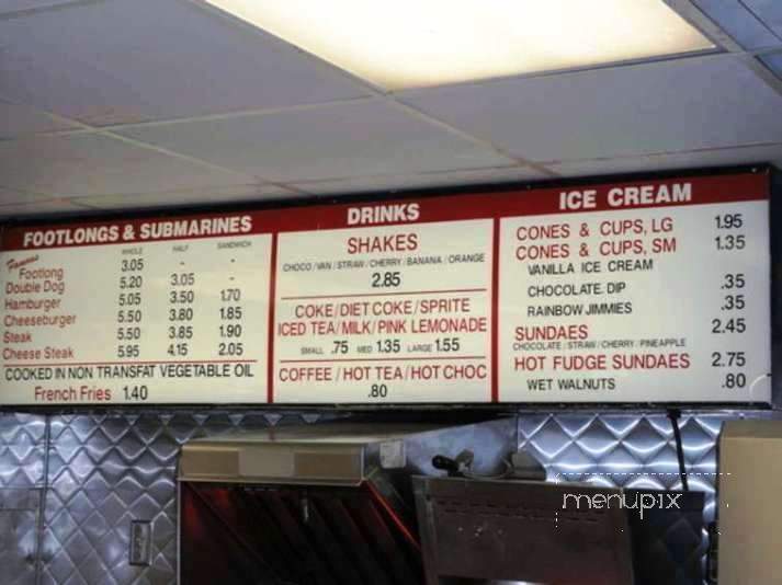 Ann's Dari Creme - Glen Burnie, MD menu_pic