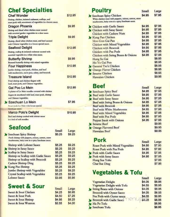 Jade City Chinese Restaurant - Norton, MA menu_pic