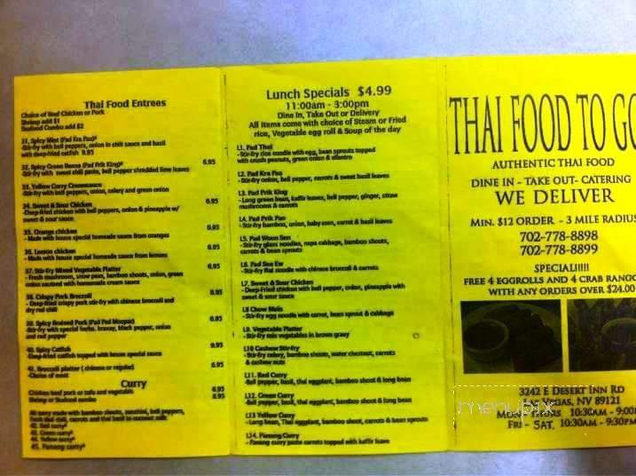 /2804279/Thai-Food-To-Go-Las-Vegas-NV - Las Vegas, NV