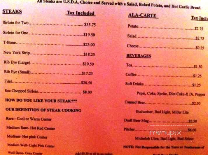 Old Hickory Steakhouse - Columbus, MS menu_pic