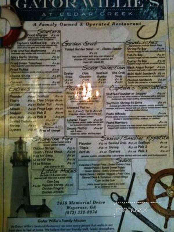 Cedar River Seafood-Waycross - Waycross, GA menu_pic