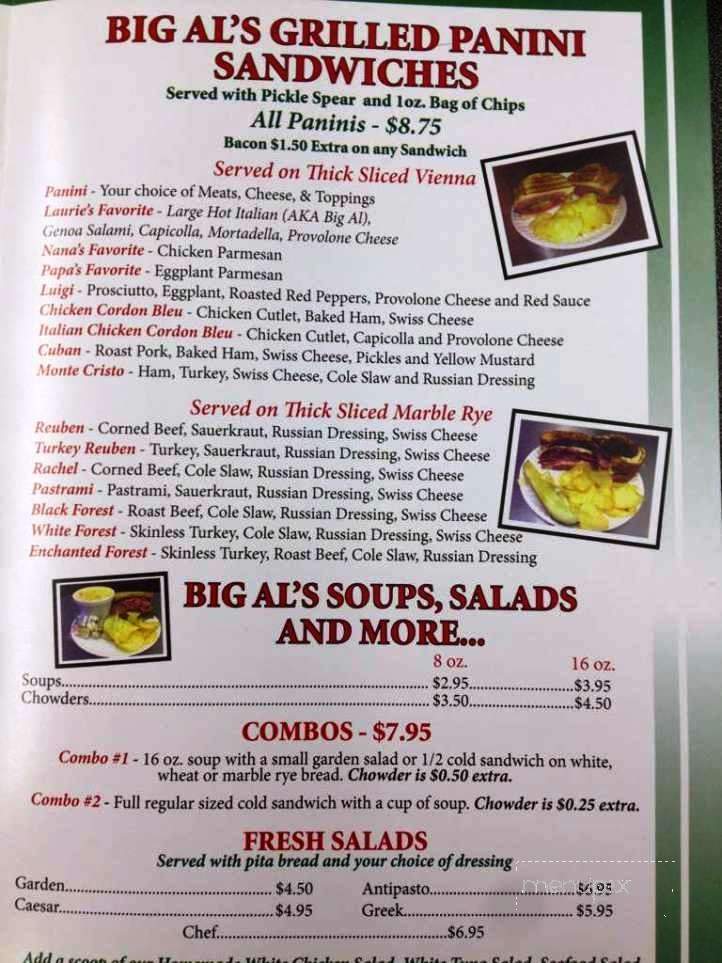 Stowells Cafe - Plymouth, MA menu_pic