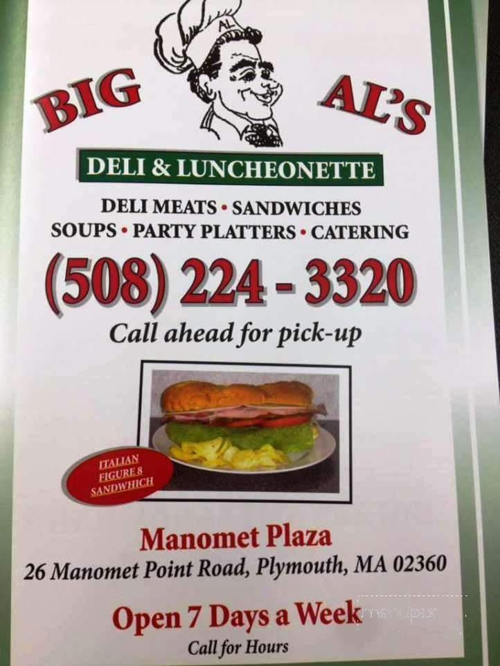 /2101169/Big-Als-Deli-Plymouth-MA - Plymouth, MA