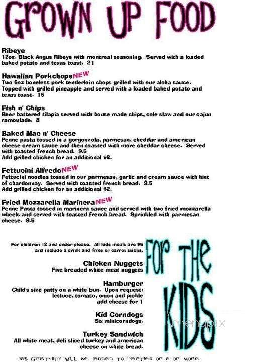 Brick House Cafe & Pub - Smithville, MO menu_pic