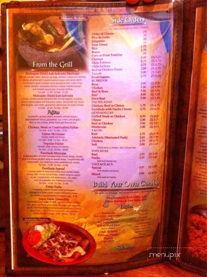Tequila's Mexican Bar & Grill - Oxford, MS menu_pic