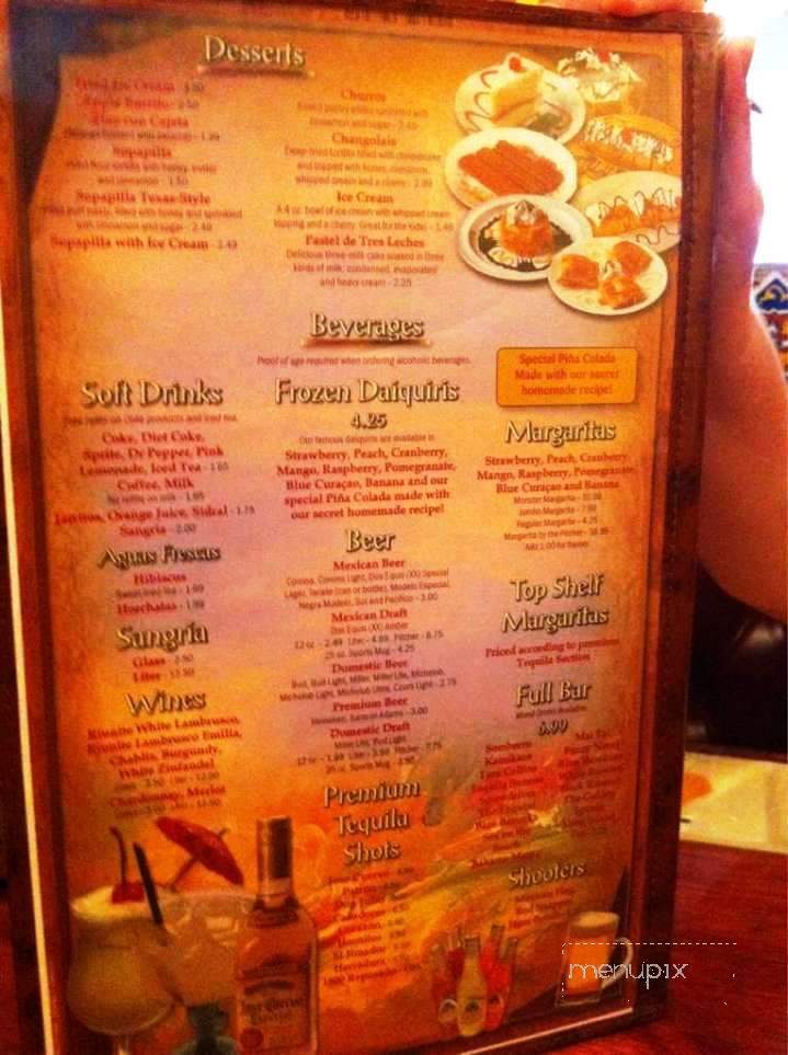 Tequila's Mexican Bar & Grill - Oxford, MS menu_pic